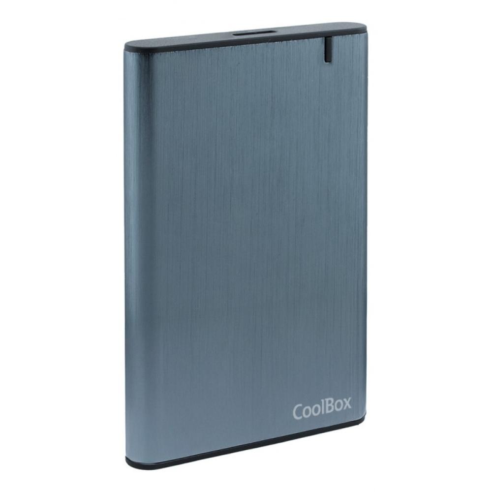 CoolBox - CAJA/CARCASA HDD/SSD 2.5" SLIMCHASE A-2550 USB3.2 GEN1 SCREWLESS ALUMINIO