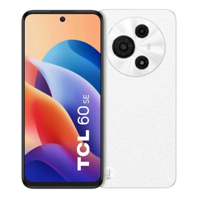 TCL - 60 SE 16,9 cm (6.67") SIM doble Android 15 4G USB Tipo C 8 GB 512 GB 5200 mAh Blanco