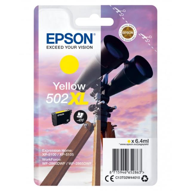 Epson - Singlepack Yellow 502XL Ink