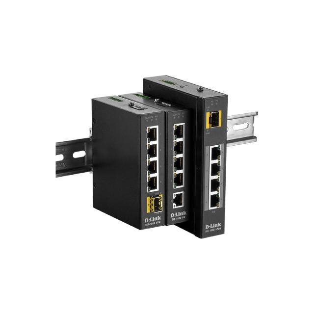 D-Link - DIS-100G-5PSW No administrado L2 Gigabit Ethernet (10/100/1000) Energía sobre Ethernet (PoE) Negro