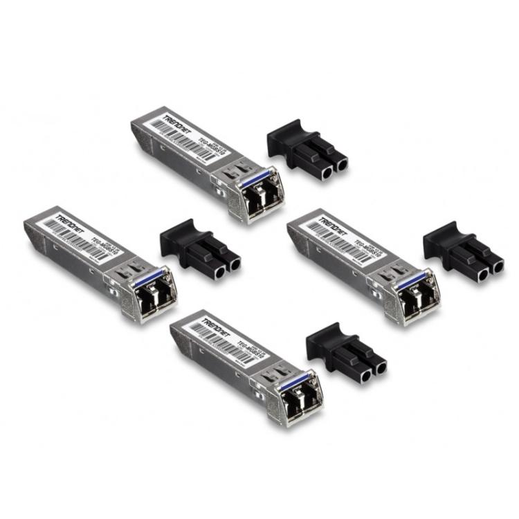 Trendnet - TEG-MGBS10/4 red modulo transceptor Fibra óptica 1250 Mbit/s SFP 1310 nm