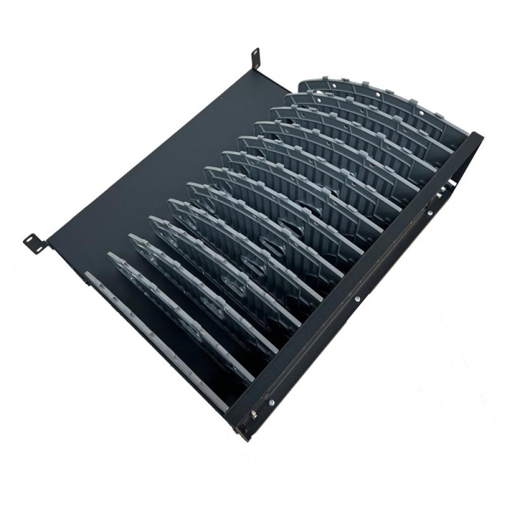 Ewent - EW1721 organizador para estación de carga Acrilonitrilo butadieno estireno (ABS), Metal, Plástico Negro