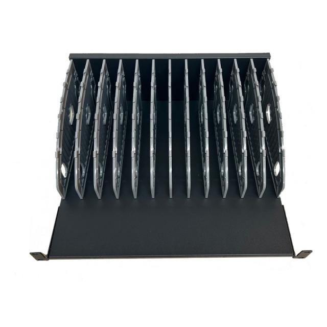 Ewent - EW1721 organizador para estación de carga Acrilonitrilo butadieno estireno (ABS), Metal, Plástico Negro