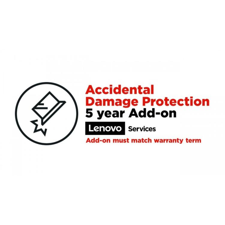 Lenovo - 5Y Accidental Damage Protection 5 año(s) - 5PS0K18166
