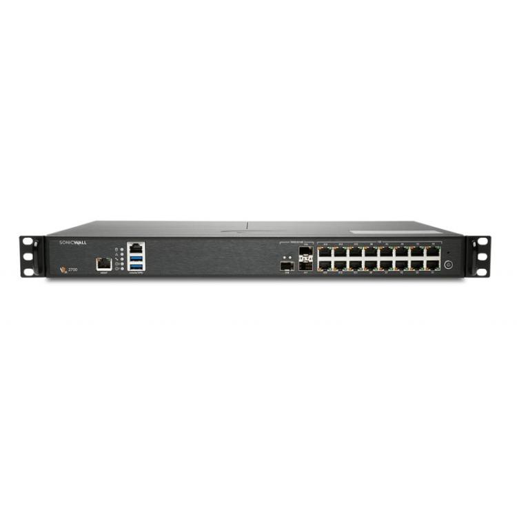 SonicWall - NSA 2700 cortafuegos (hardware) 1U 5,5 Gbit/s