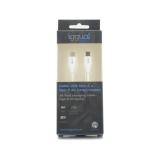 iggual - Cable USB-C/USB-C 100 cm blanco Q3.0 3A 60W