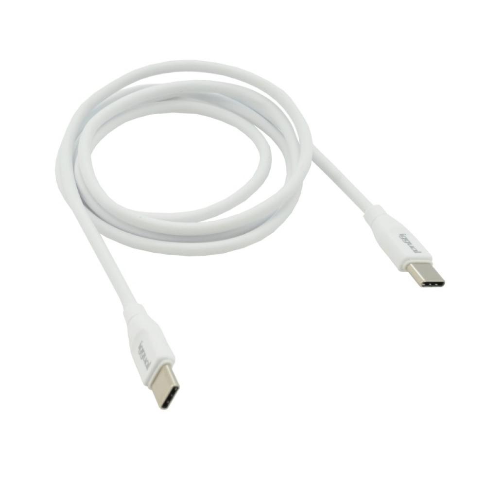 iggual - Cable USB-C/USB-C 100 cm blanco Q3.0 3A 60W