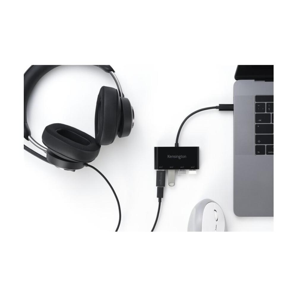 Kensington - Hub USB-C CH1200 de 4 puertos a 10 Gbps