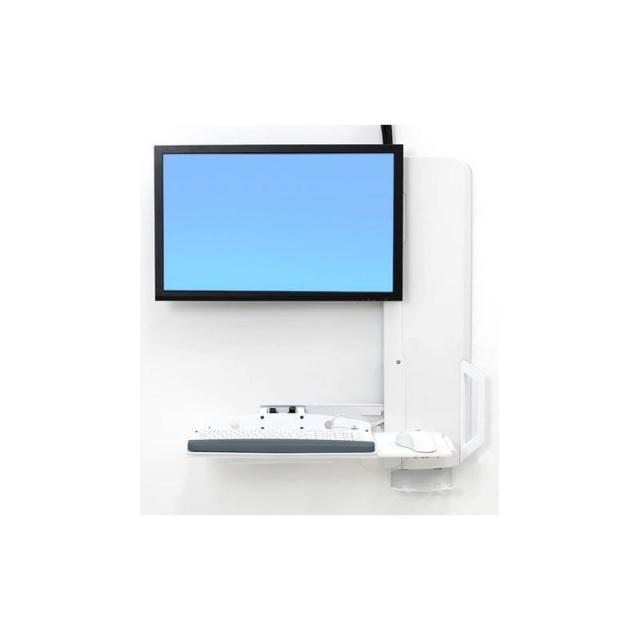 Ergotron - 61-081-062 soporte para monitor 61 cm (24") Pared Blanco