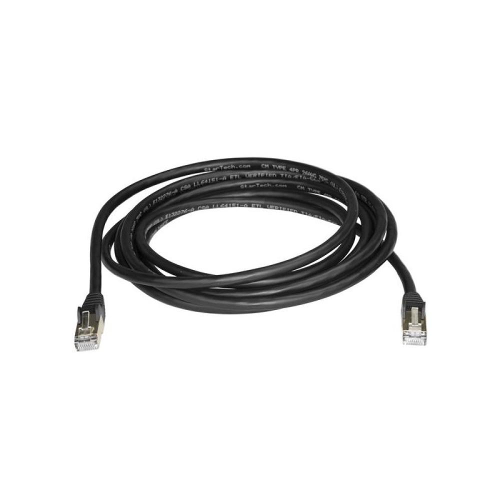 StarTech.com - Cable de 3m de Red Ethernet RJ45 Cat6a Blindado STP - Cable sin Enganche Snagless - Negro