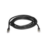 StarTech.com - Cable de 3m de Red Ethernet RJ45 Cat6a Blindado STP - Cable sin Enganche Snagless - Negro
