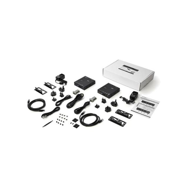 StarTech.com - Extensor KVM HDMI KVM por IP - HDMI 4K 30Hz y USB 2.0 por IP, LAN o Ethernet CAT5e/CAT6 (100m/330ft) - Kit Extens