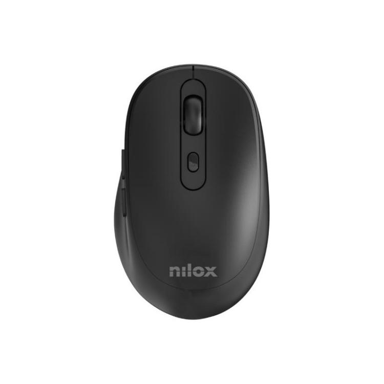 Nilox - RATÓN WIRELESS NEGRO - NILOX