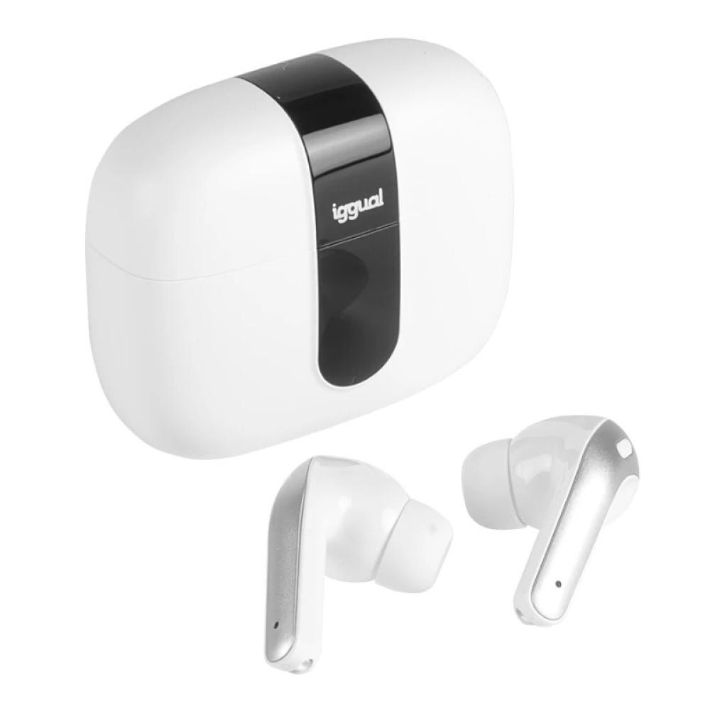iggual - Auriculares inalámbricos TWS Bluetooth blan