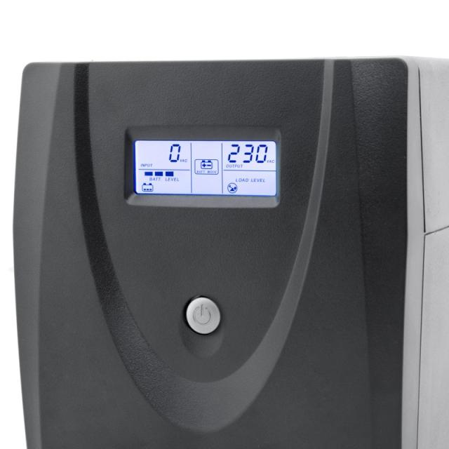 CoolBox - SAI GUARDIAN3 LCD 1200VA 720w 4 SCHUKOS + SOFTWARE