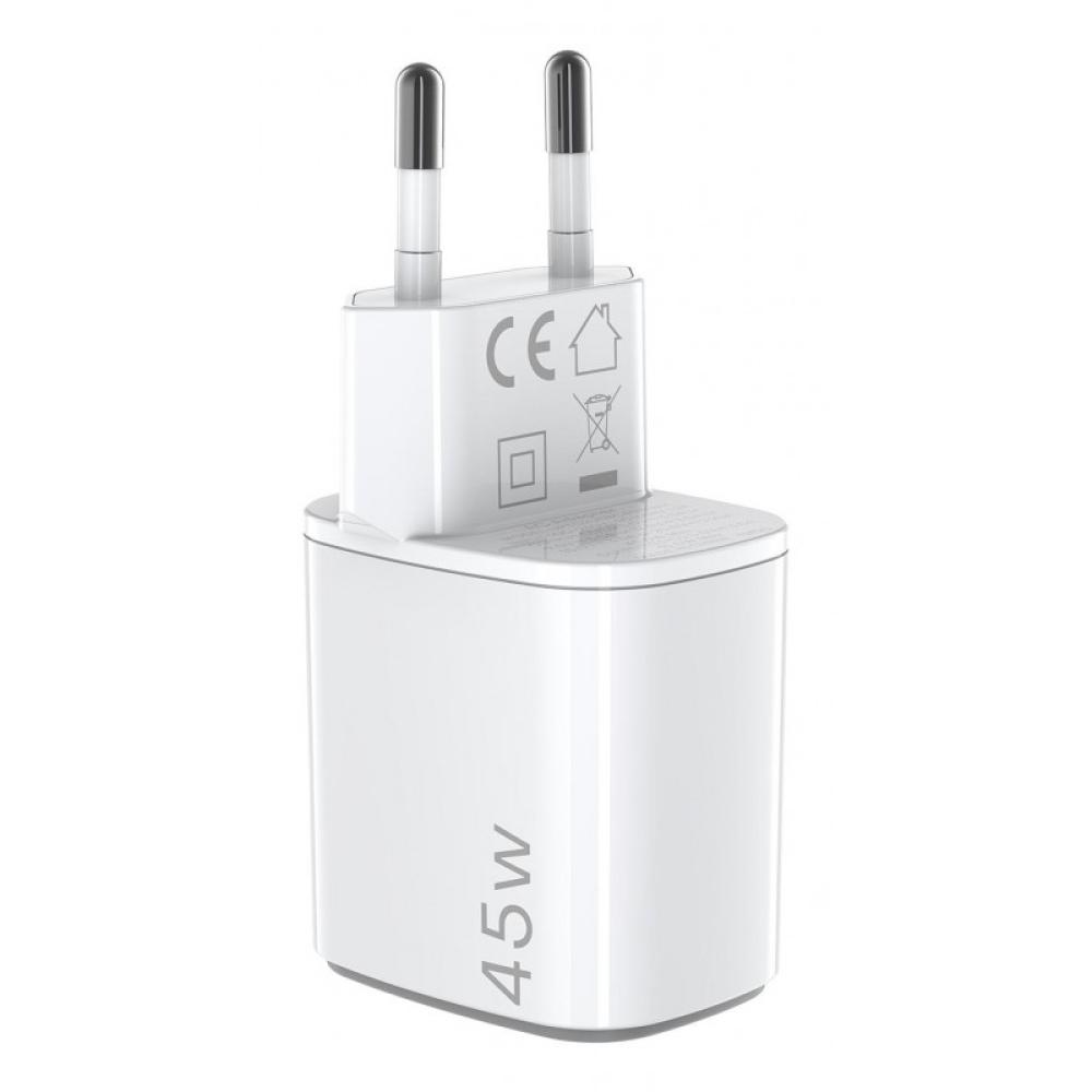 Celly - UPTC2USBC45WWH cargador de dispositivo móvil Universal Blanco Corriente alterna Carga rápida Interior