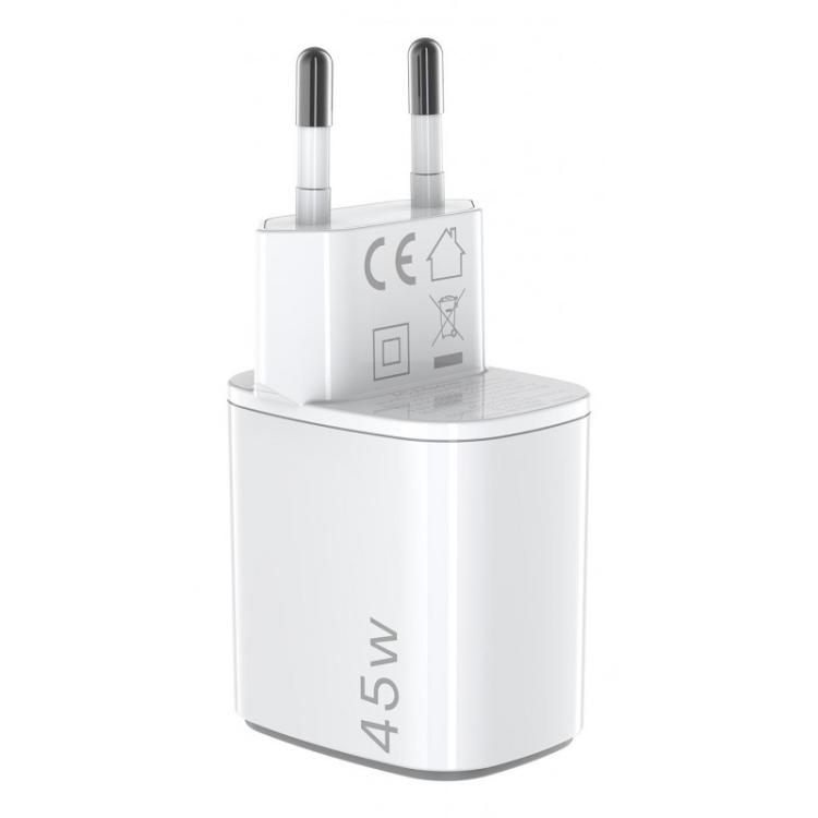 Celly - UPTC2USBC45WWH cargador de dispositivo móvil Universal Blanco Corriente alterna Carga rápida Interior