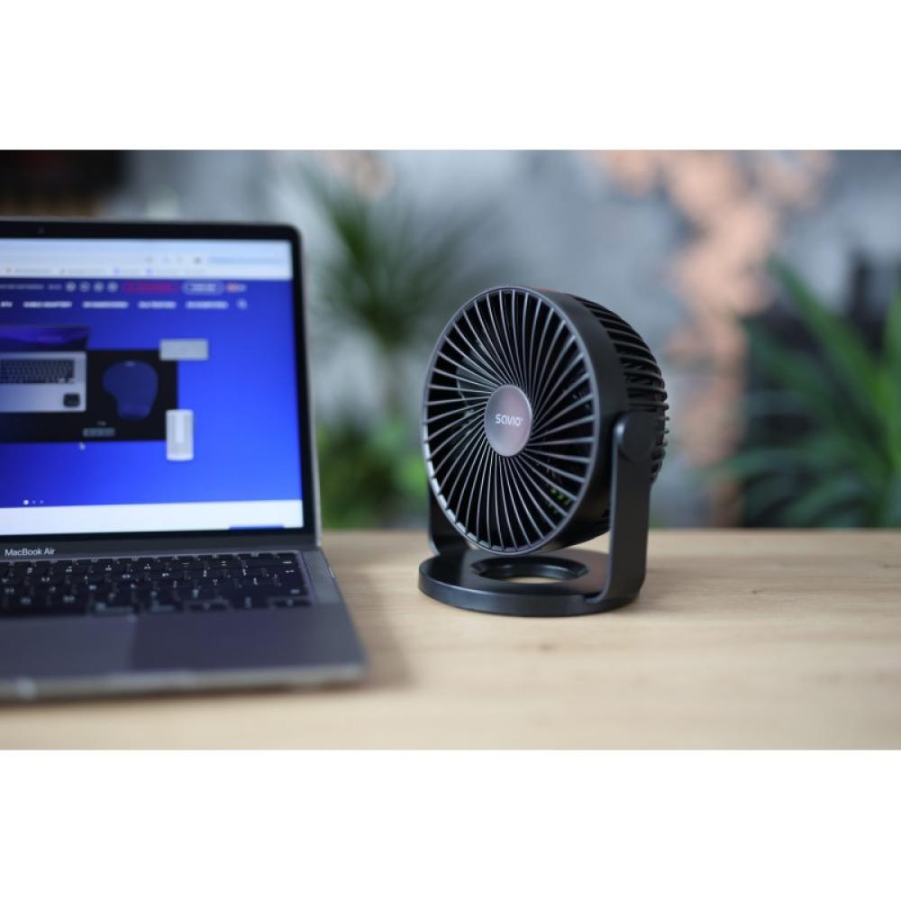 Savio - AD-01 ventilador Negro