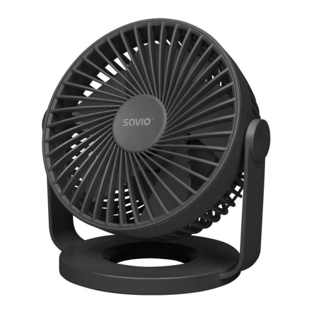 Savio - AD-01 ventilador Negro