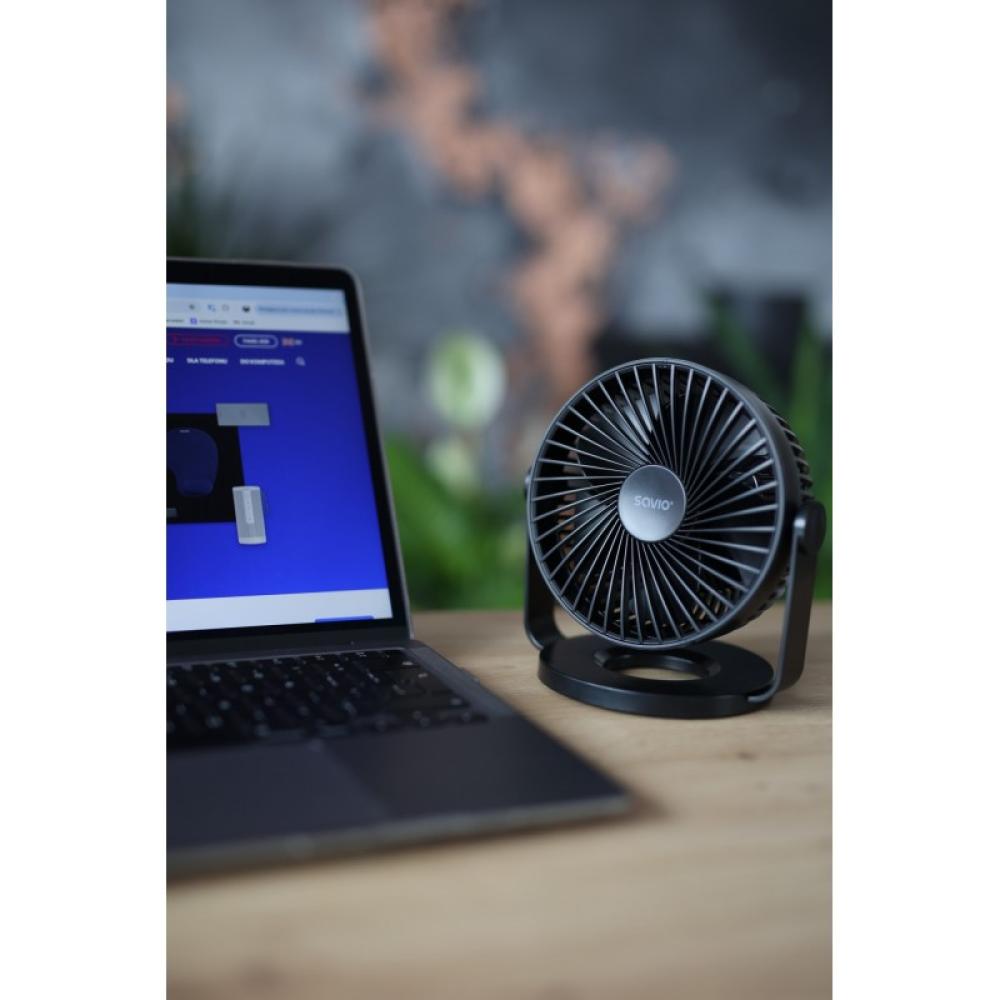 Savio - AD-01 ventilador Negro