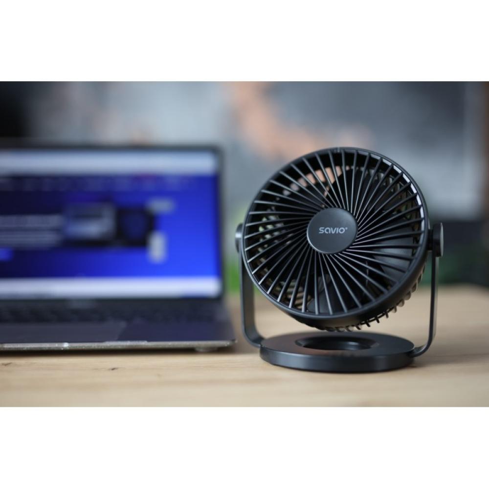 Savio - AD-01 ventilador Negro