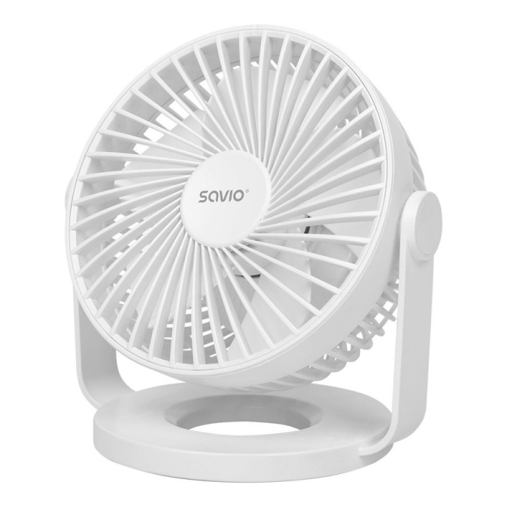 Savio - AD-01 WHITE ventilador Blanco
