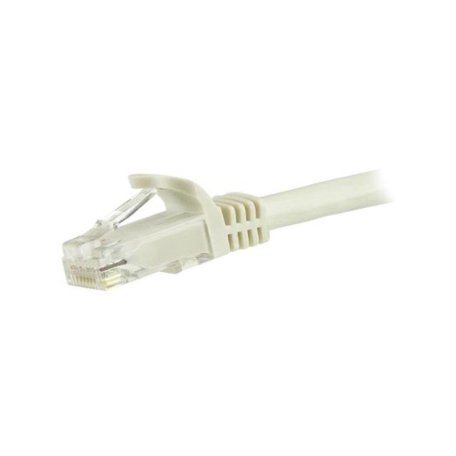 StarTech.com - Cable de Red Gigabit Ethernet 15m UTP Patch Cat6 Cat 6 RJ45 Snagless Sin Enganches - Blanco