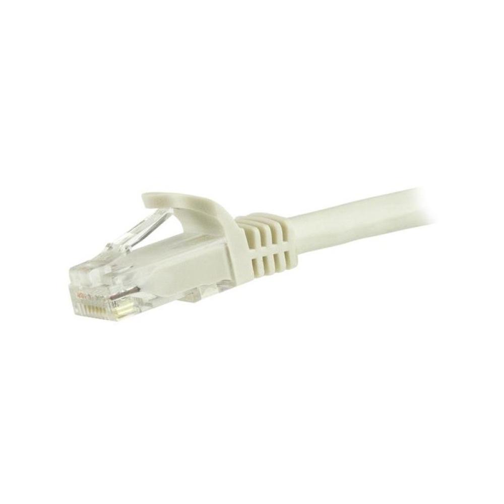 StarTech.com - Cable de Red Gigabit Ethernet 15m UTP Patch Cat6 Cat 6 RJ45 Snagless Sin Enganches - Blanco