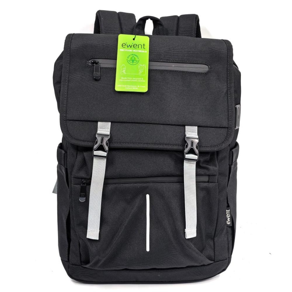 Ewent - EW2537 maletines para portátil 40,9 cm (16.1") Mochila Negro