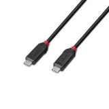 Lindy - 37001 cable USB USB4 Gen 3x2 1 m USB C Negro