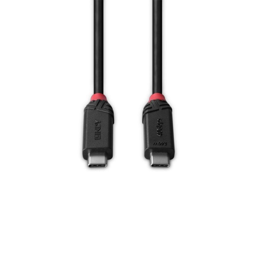 Lindy - 37001 cable USB USB4 Gen 3x2 1 m USB C Negro