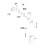Neomounts - FPMA-D935 Brazo de monitor 10-30"