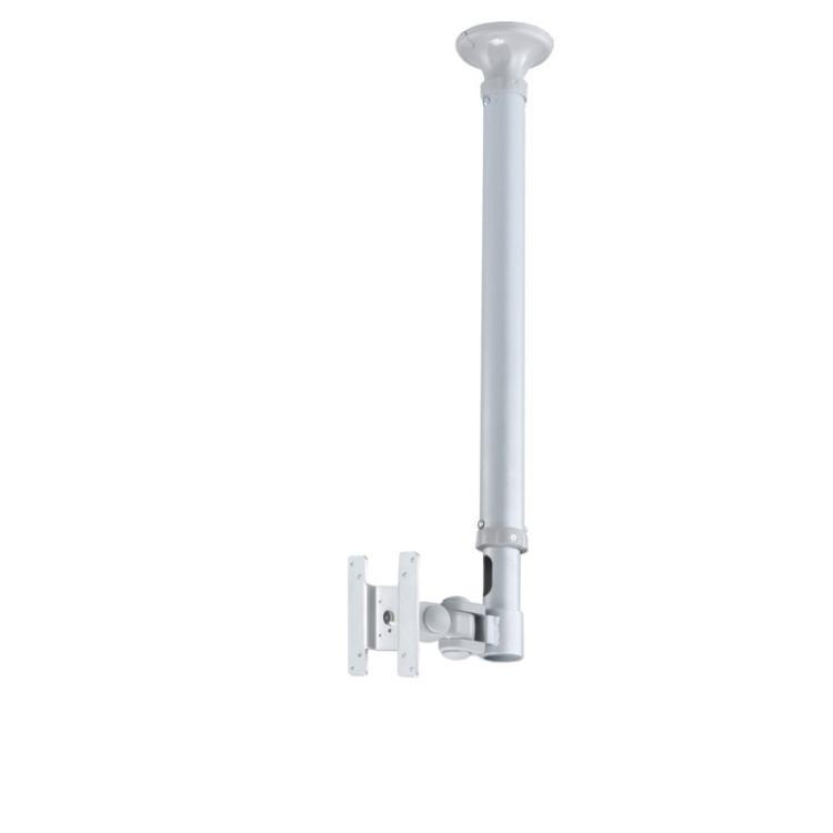 Neomounts - FPMA-C100SILVER Soporte de techo para monitor/TV 10-30" - alt. 79-129 cm