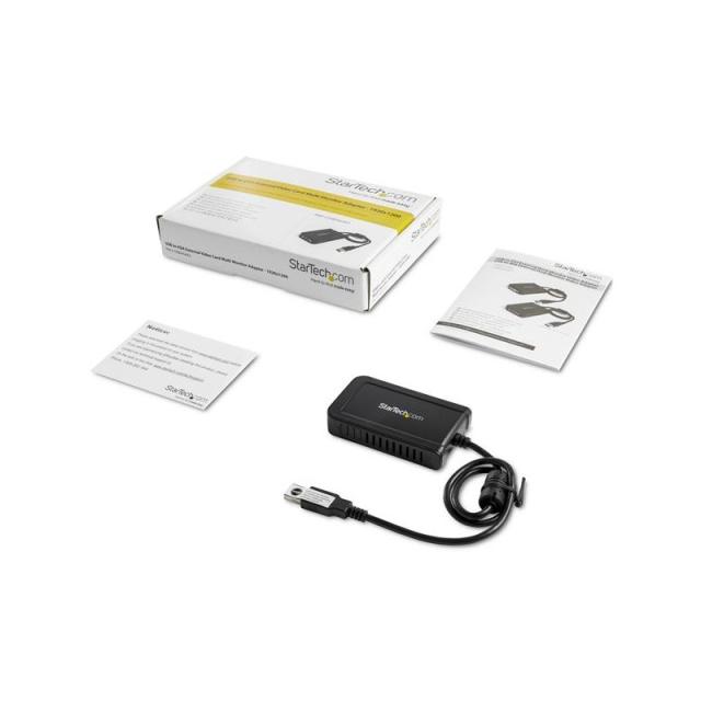 StarTech.com - Adaptador de Vídeo Externo USB a VGA - Tarjeta Gráfica Externa Cable - 1920x1200