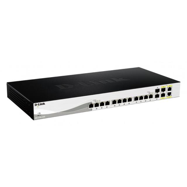D-Link - DXS-1210-16TC switch Gestionado L2 10G Ethernet (100/1000/10000) Negro