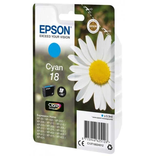 Epson - Daisy Cartucho 18 cian (etiqueta RF)