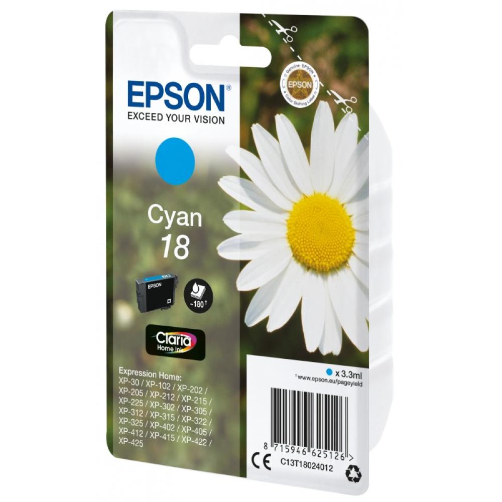 Epson - Daisy Cartucho 18 cian (etiqueta RF)