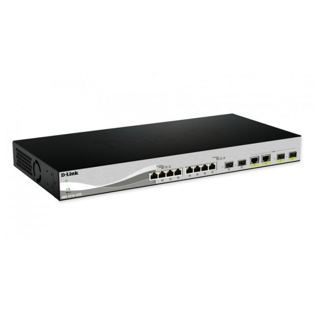 D-Link - DXS-1210-12SC switch Gestionado L2/L3 1U Negro, Plata