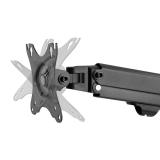 Neomounts - FPMA-D650DBLACK Brazo de monitor 17-27" - muelle helicoidal