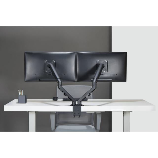 Neomounts - FPMA-D650DBLACK Brazo de monitor 17-27" - muelle helicoidal