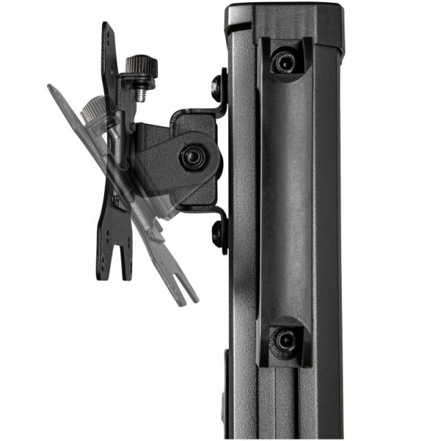 StarTech.com - Carrito Ergonómico con Ajuste de Altura para Estación de Trabajo Móvil - con Soporte VESA para Monitor - con Sopo