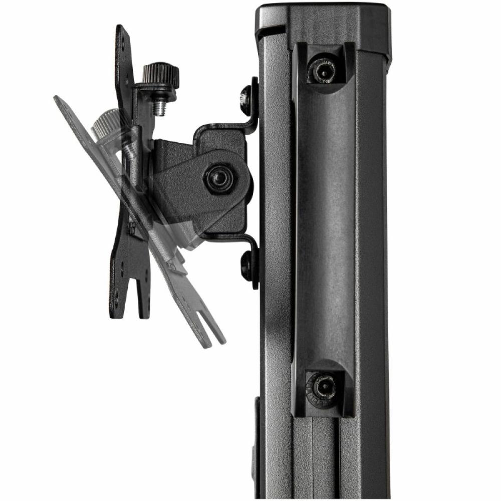 StarTech.com - Carrito Ergonómico con Ajuste de Altura para Estación de Trabajo Móvil - con Soporte VESA para Monitor - con Sopo