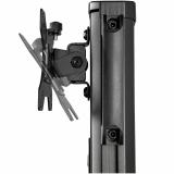 StarTech.com - Carrito Ergonómico con Ajuste de Altura para Estación de Trabajo Móvil - con Soporte VESA para Monitor - con Sopo