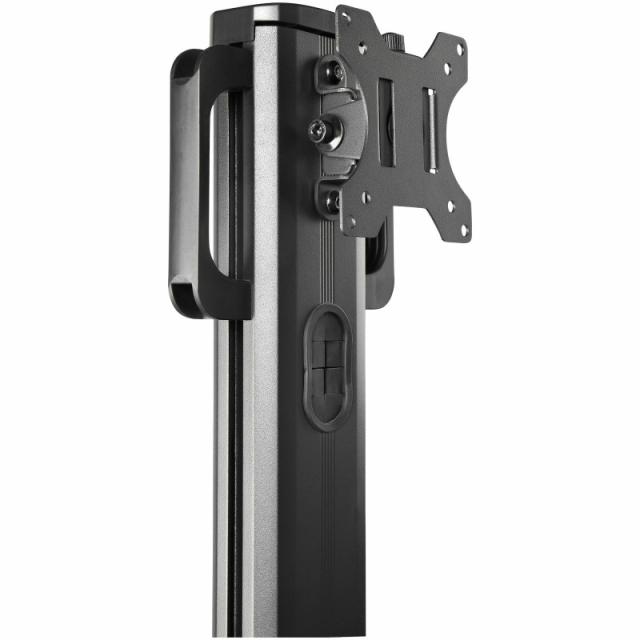 StarTech.com - Carrito Ergonómico con Ajuste de Altura para Estación de Trabajo Móvil - con Soporte VESA para Monitor - con Sopo