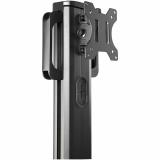 StarTech.com - Carrito Ergonómico con Ajuste de Altura para Estación de Trabajo Móvil - con Soporte VESA para Monitor - con Sopo