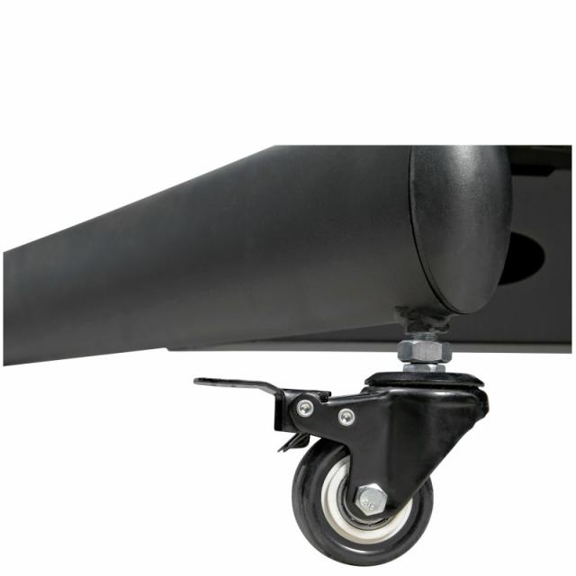 StarTech.com - Carrito Ergonómico con Ajuste de Altura para Estación de Trabajo Móvil - con Soporte VESA para Monitor - con Sopo