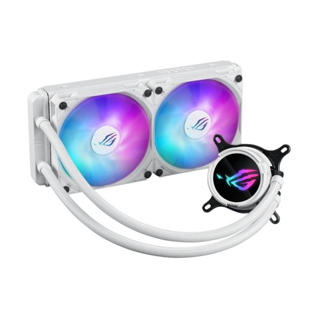 ASUS - ROG Strix LC III 240 ARGB White Edition Procesador Kit de refrigeración líquida 12 cm Blanco