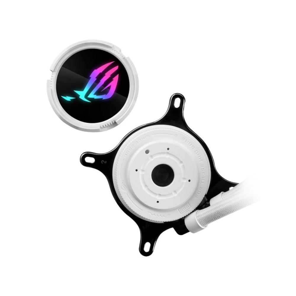 ASUS - ROG Strix LC III 240 ARGB White Edition Procesador Kit de refrigeración líquida 12 cm Blanco