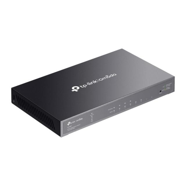 TP-Link - Omada TL-SG2008P Gestionado L2/L2+ Gigabit Ethernet (10/100/1000) Energía sobre Ethernet (PoE) Negro