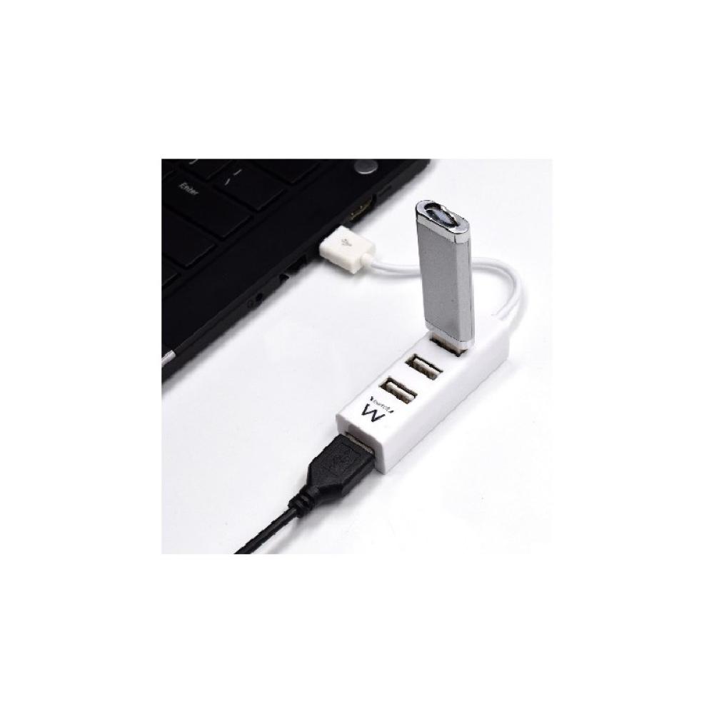 Ewent - EW1122 hub de interfaz USB 2.0 Blanco